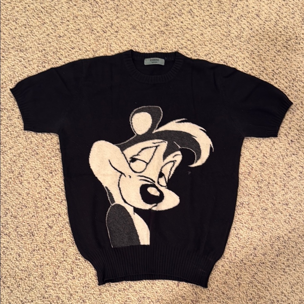 Iceberg Women’s Black short sleeve Sweater size 48